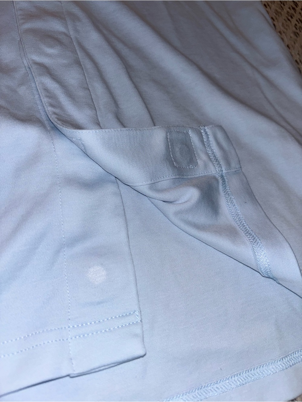 Land’s End Men’s Adaptive Polo Magnetic Closures Light Blue Size M - Picture 3 of 8